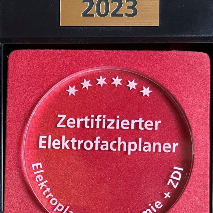 Zertifizierter Elektrofachplaner EPA & ZDI